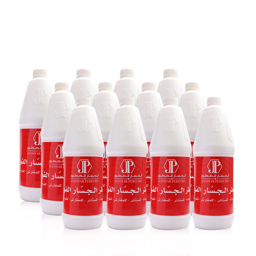 معطر الجسار الفواح الأحمر 1 لتر - 12 حبة