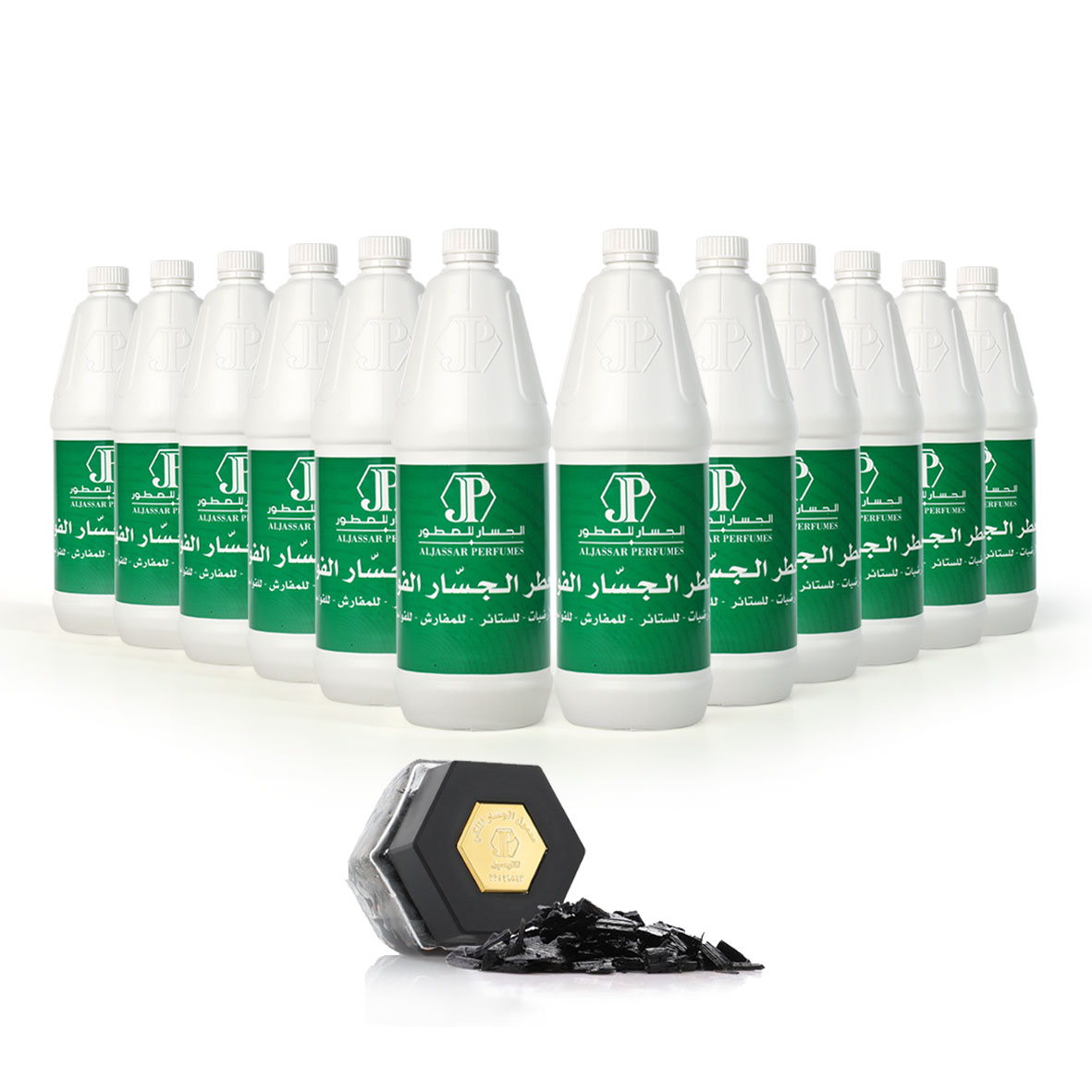 Al Jassar Green  Freshener (500ml) + Mamool Aljassar